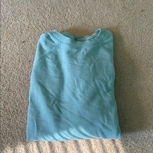 aerie light blue sweatshirt